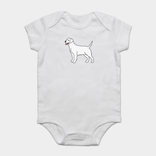 White Labrador Baby Bodysuit